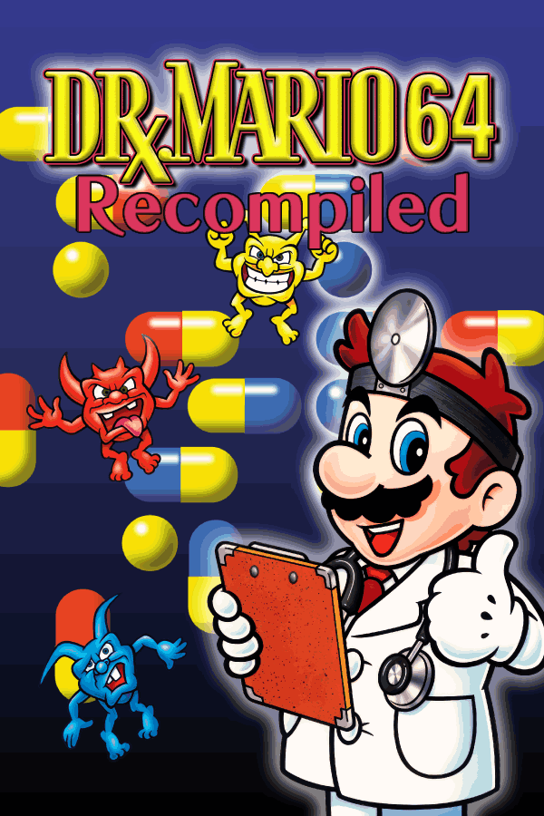 Dr. Mario 64 cover
