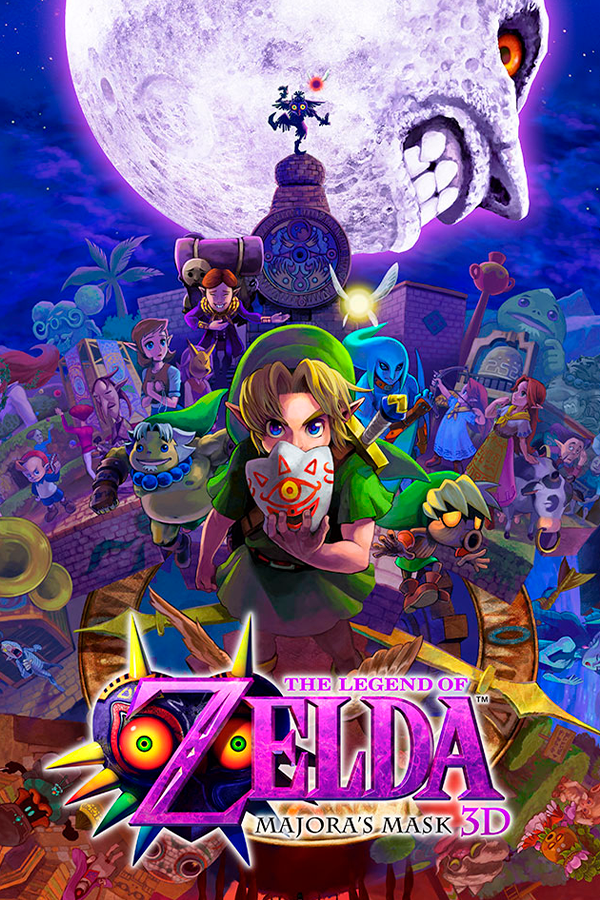 Zelda - Majora's Mask 3D cover